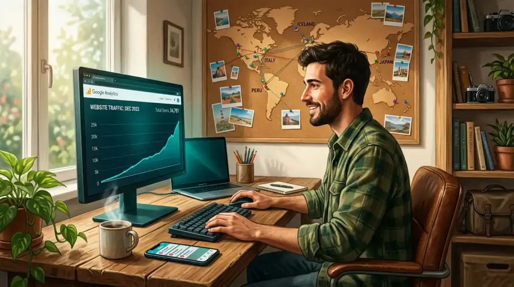 Earn money from travel blogging