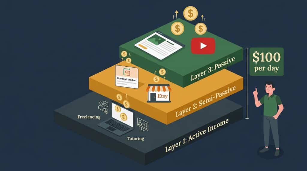 income layers to make money online